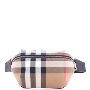 Burberry Sonny Belt Bag House Check Canvas